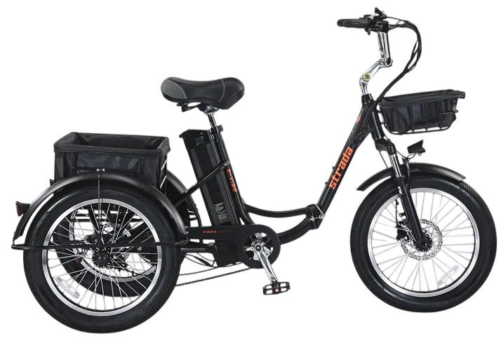 Strada E-Vibe Üç Tekerlekli: Hidrolik Frenli Üst Düzey Denge ve Konfor